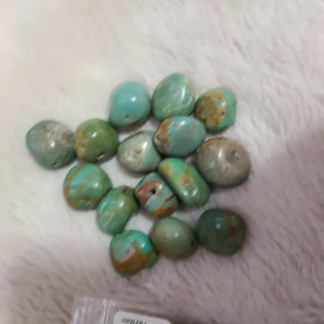 Stone beads agate jasper Tibetan Caps Silver Tone Clasps Strands Green Blue