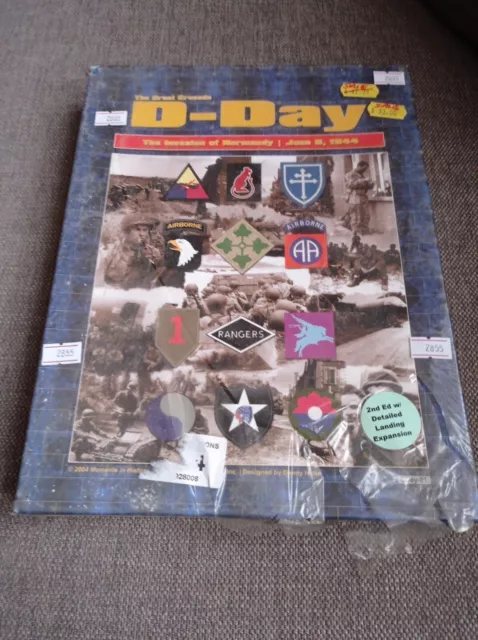 D-Day The Invasion Of Normandy Board June 6Th 1944 2Nd Edition With Expansion.