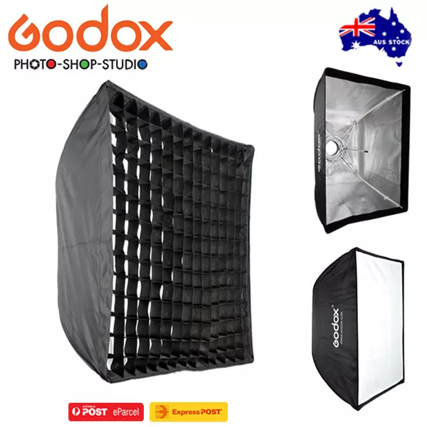 AU Stock * Godox SB-GUSW 60 x 90 cm Umbrella Rectangular Softbox with Grid