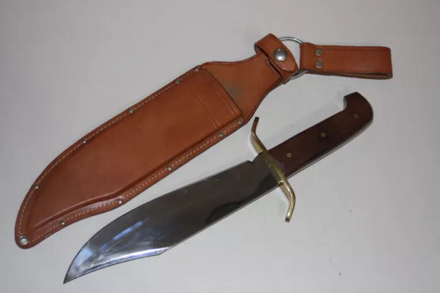 Vietnam Era 1967-68 Western W49 Bowie Fighting Knife Excellent With  Sheath