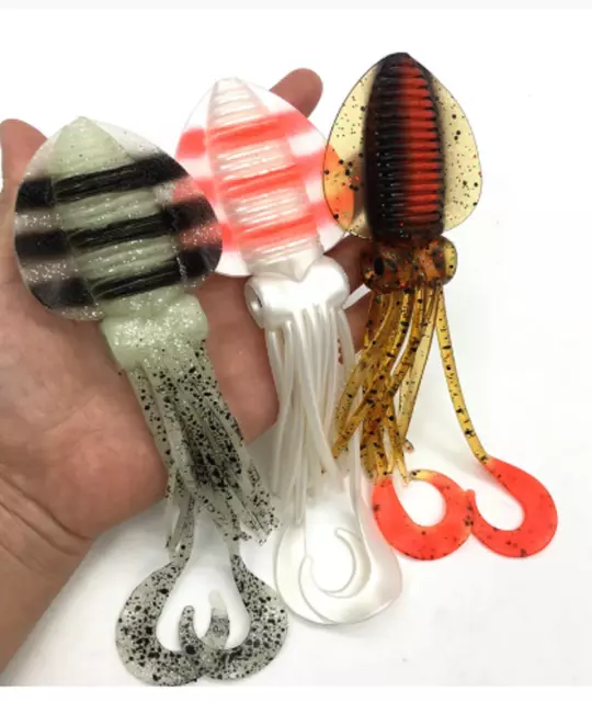 WRECK FISHING MICRO Octopus Squid Jig 90mm 23g Fast Sink Cod Pollack Ling  Bass £4.99 - PicClick UK