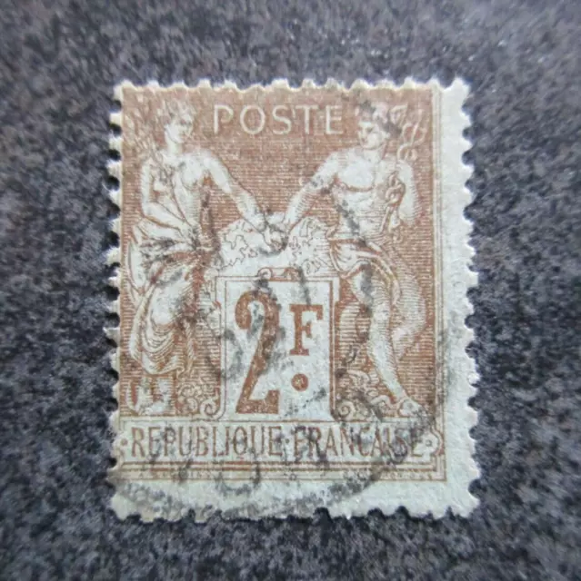 FRANCE timbre N° 105 oblitéré cote 55 € bon état lot IN352 53