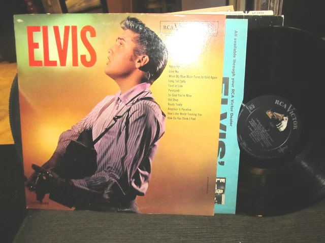 ELVIS PRESLEY RCA VICTOR LPM 1382 LP mono '56 vinyl WOW RARE VINYL no ads on bak
