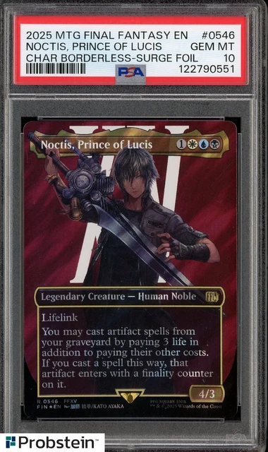 2025 MTG FINAL Fantasy Borderless Surge Foil #0546 Noctis Prince of ...