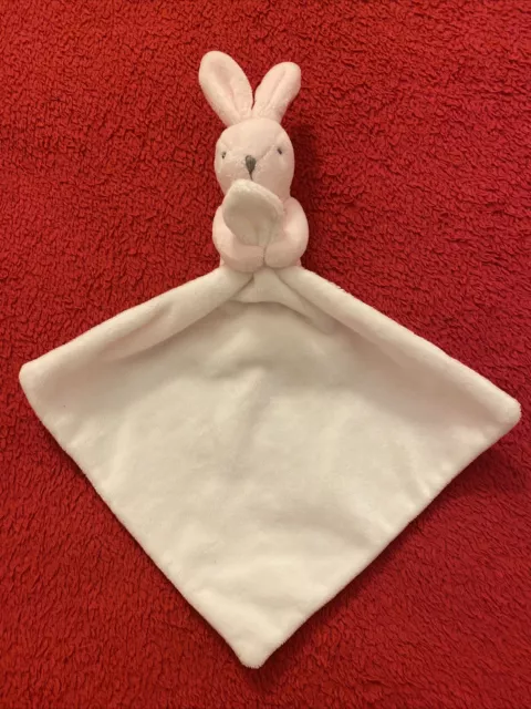 🇫🇷Doudou Lapin Rose Mouchoir Blanc JACADI NEUF
