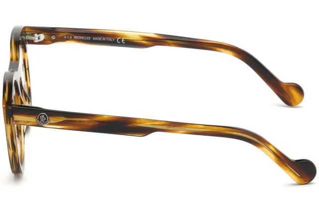 Authentic MONCLER Rx ML 5040-052 Eyeglasses Dark Havana *NEW*  52 mm 3