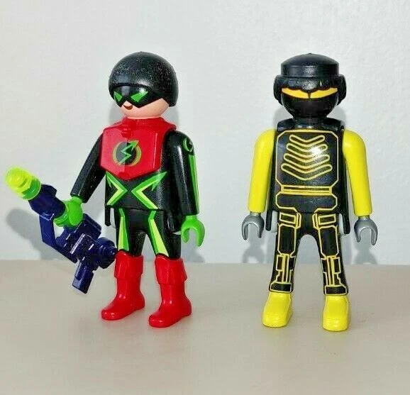 PLAYMOBIL Serie 5 - lot de deux personnages - green lantern et TRON - 5460