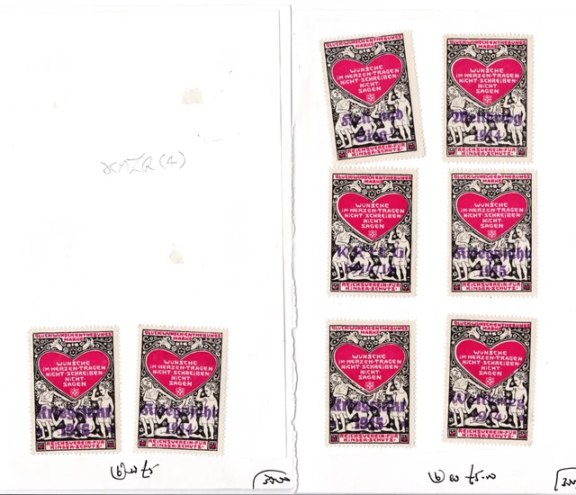 Pensionierte Händler Zulassungsbuch Seite Nr. 10 Lose Stempel Mix - Lagerkarte Nicht Inkl.