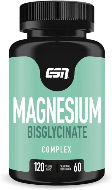 ESN Magnesium Caps, NEU & OVP 120 Kapseln 60 Portionen BISGLYCINATE more zec+