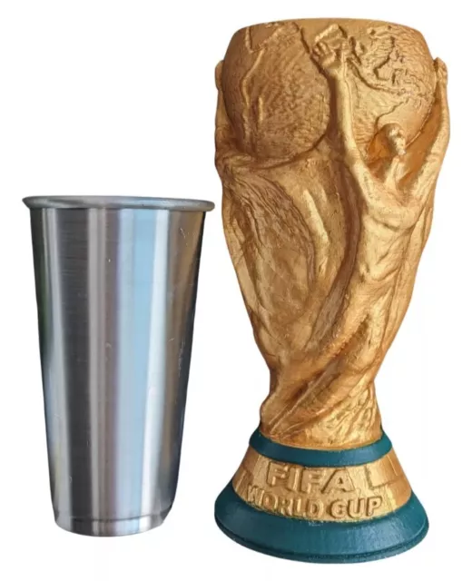 Jarrón Copa. Copa del Mundo Fernet Cerveza 1 lt. Argentina Campeonato Mundo Qatar 2022 2