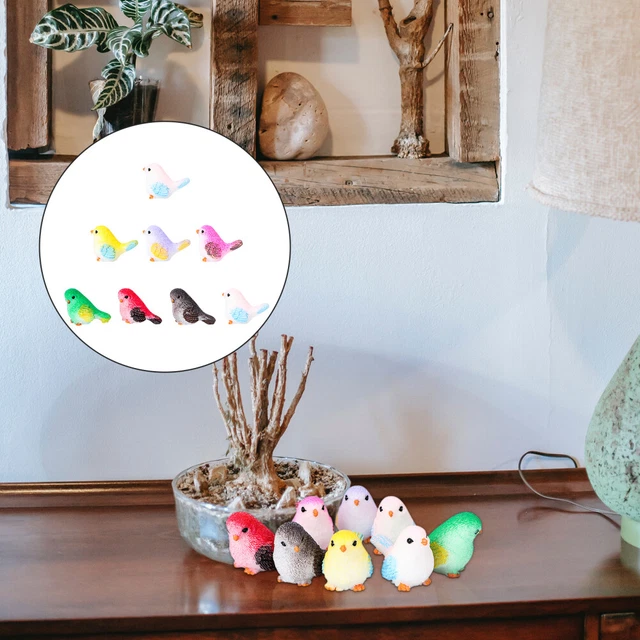 8 piezas de joyas para aves para jardín decoración de plantas