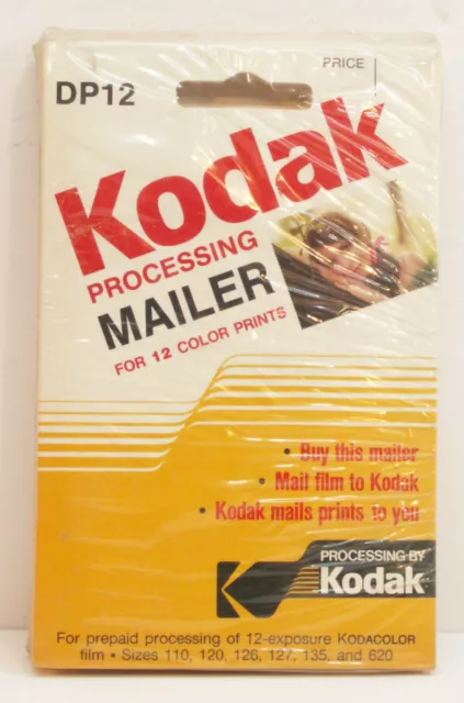 Kodak DP-12 Prepaid Processing Mailer for Color Print Film - Collection/Display