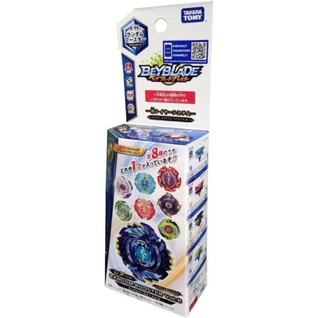 Takara Tomy Beyblade Rafale B-95 Aléatoire Booster Vol.8 Japon Officiel