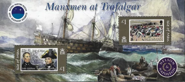 2005 Isle of Man Sg MS1207 Bicentenary of the Battle of Trafalgar MNH