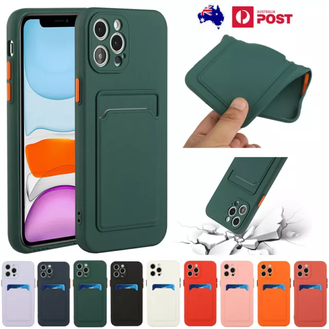 Case for iPhone 15 14 13 Mini 12 11 Pro Max XS XR 8Plus Card Holder Wallet Cover