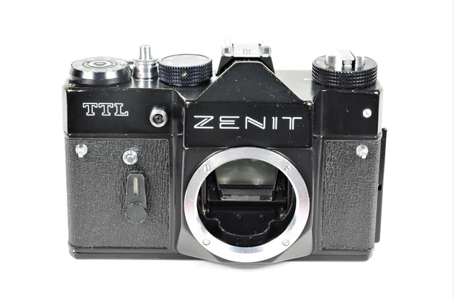 Zenit TTL camera body, KMZ, lightmeter tested: works, in good general condition