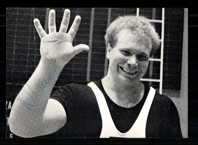 Rudolf Mang Autogrammkarte Original Signiert Gewichtheben + A 228109