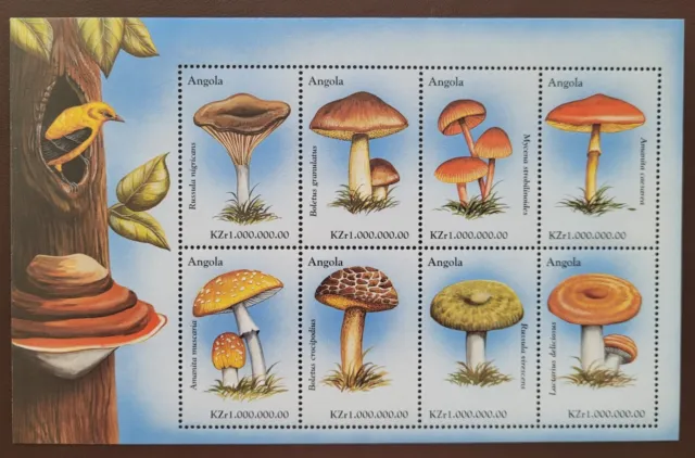 Angola 1999 / Mushrooms   /  8v ms