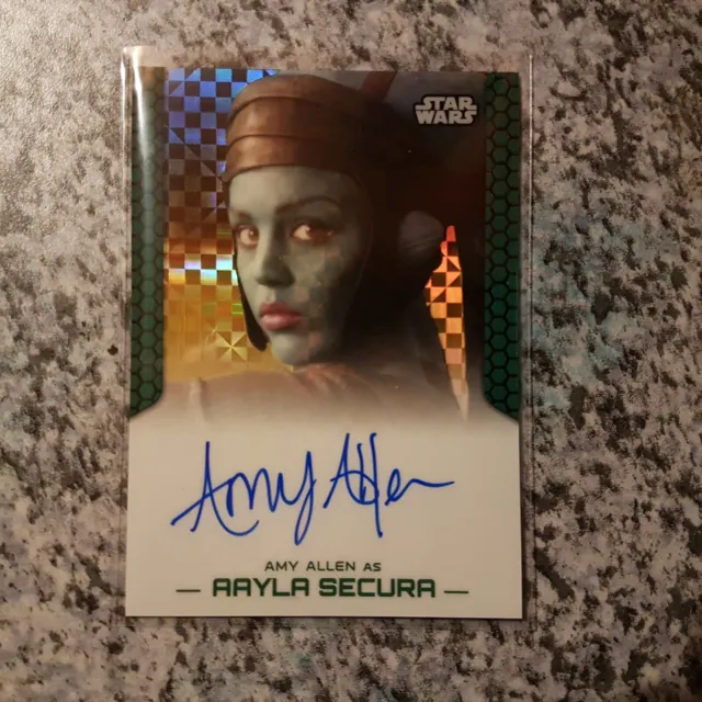 Topps Star Wars Chrome Perspectives Autograph Autogramm Trading Card 2015