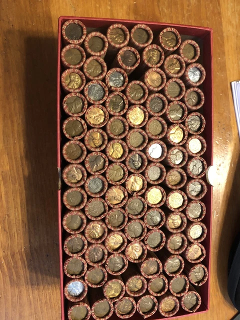 40 Old Random Roll Lincoln Wheat Cent Penny 1909-1958