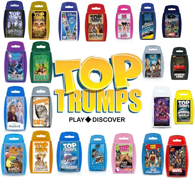 Top Trumps Card Games Play & Discover Top Trump NEW EDITION , LATEST EDITIONS