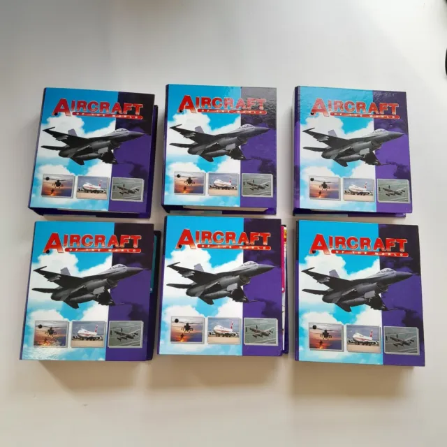 Aircraft Of The World Complete Full Set Guide Volumes 1-16 in 6 Binders Planes