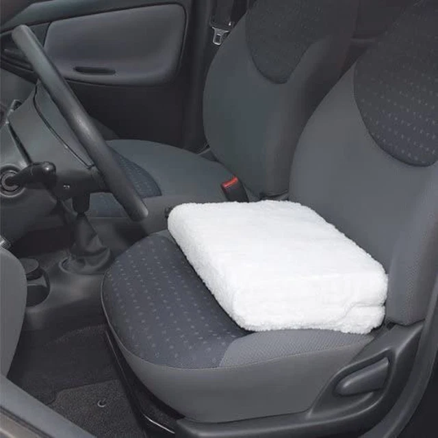 Cojín de asiento elevador de ángulo del conductor con cubierta de cojín de asiento lavable