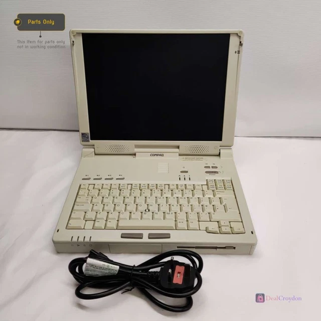 Toshiba T1900S Satellite Pro - Ordinateur Portable Vintage MS-DOS 486 - Fonctionnel