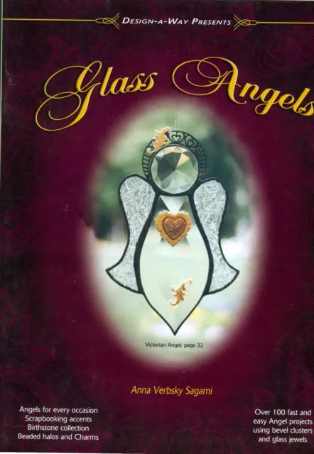 GLASS ANGELS Stained Glass Pattern Book, Books, Ornaments, Use up odd Bevels!