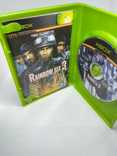 Tom Clancys Rainbow Six 3 Microsoft XBox Classic Sehr guter Zustand CIB