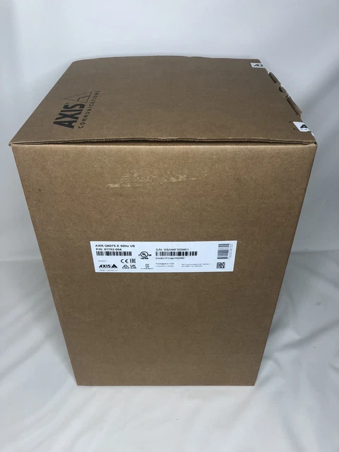 Factory Seal AXIS Q6075-E PTZ NETWORK CAMERA 01752-004