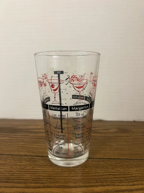 12oz. Bar RECIPE COCKTAIL MIXING & STIRRING GLASS Boston Martini Shaker