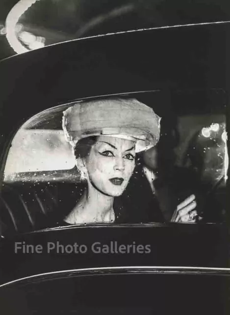 1950s Paris Female Fashion Hat By RICHARD AVEDON Large Format Duotone Photo Art