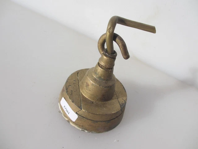 Vintage Brass Ceiling Light Holder Hook Hanger Bracket Rose Old Antique