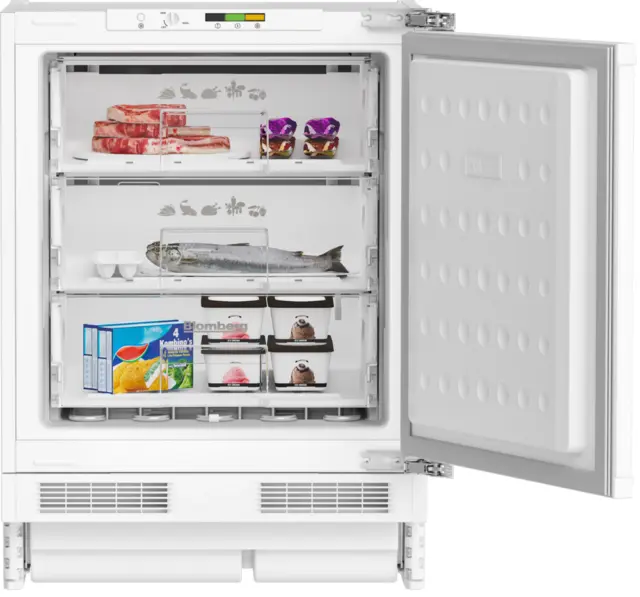 New Graded Beko FSE1630U  Integrated Undercounter Freezer  - UK Del RRP £400  D5