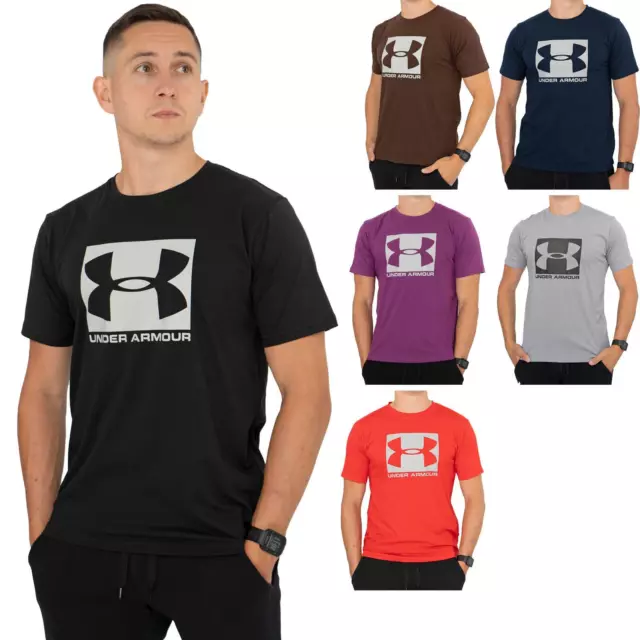 Under Armour Herren T-Shirt Top T-Shirt verpackt Sport Stil kurzärmelig Jersey Freizeit 2