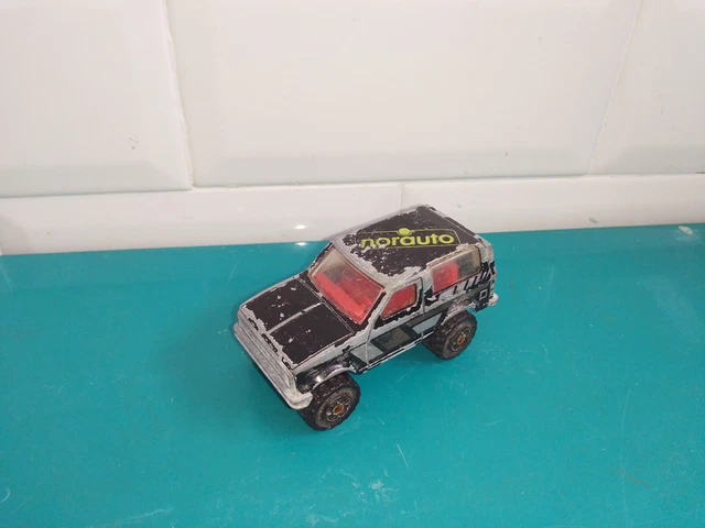Voiture Miniature Majorette Ford Bronco Blanc - N°251, Occasion En Excellent état