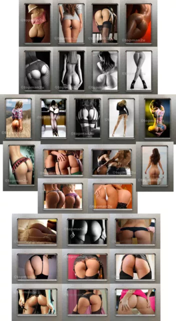 New Fridge Magnets SEXY CLASSY GLAMOUR MODELS Stockings Suspenders Bums, u pick
