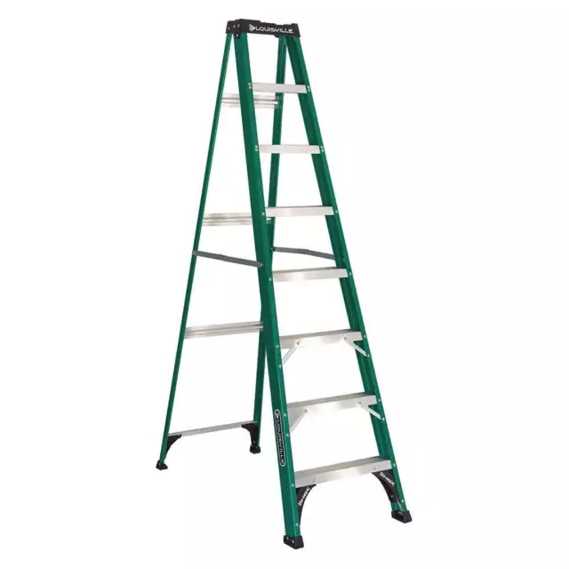 LOUISVILLE FS4008 Stepladder,Fg,8 ft.,225 lb.