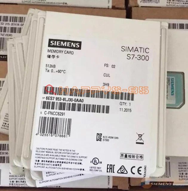 Eins Siemens 6ES7953-8LJ30-0AA0 6ES79538LJ300AA0 6ES7 953-8LJ30-0AA0 Neu