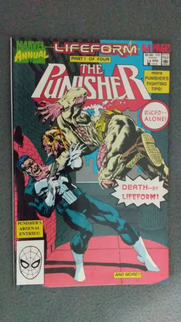 The Punisher Annual #3 (1990) VF-NM Marvel Comics $4 Flat Rate Combined Shipping