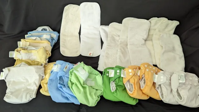Used cloth diapers, covers and inserts - bumgenius and flip