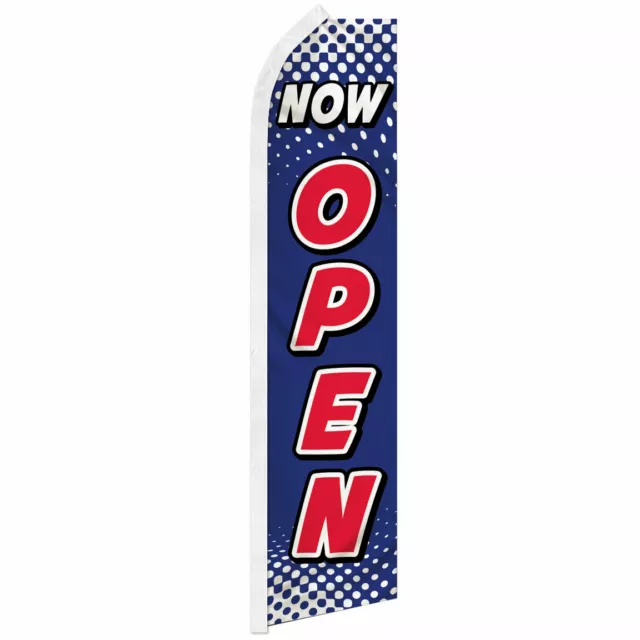 Welcome Advertising Feather Flag Swooper Flutter Banner Super Flag Open 24/7