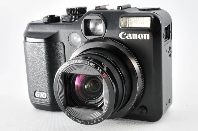 [NEAR MINT] Canon PowerShot G10 14.7MP Compact Digital Camera Black from JAPAN