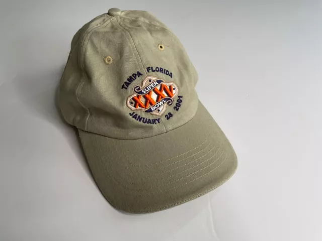 Super Bowl XXV 35 Strapback Hat Cap Baltimore Ravens 2001 Logo Athletic