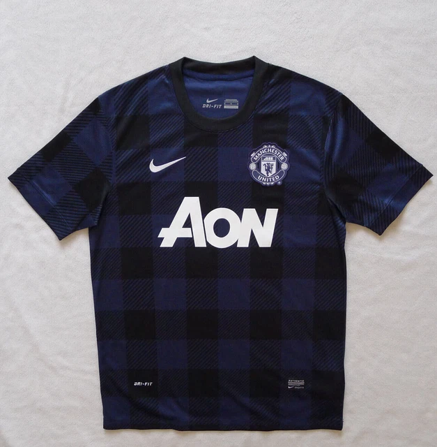 Manchester United Auswärts Trikot 2013/14 gr.M (Gebraucht; Zustand 9/10)