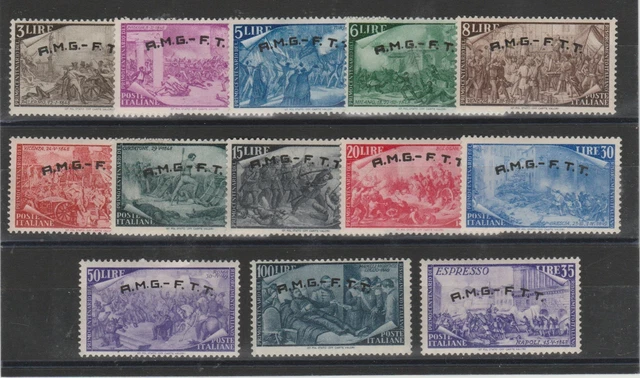 1948 Trieste A Amg-Ftt Centenary Del Resurgence 13 Val New MNH MF73691