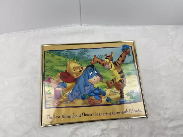Trends Disney Large Picture Framed Winnie the Pooh Wall Art Tigger Piglet #1693