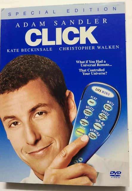 NEW CLICK Special Edition DVD Adam Sandler, Kate Beckinsale 2006 with slipcover