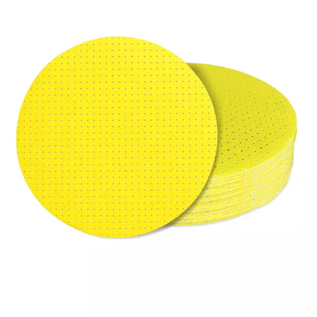AWAPRO® Schleifscheiben Klett 225mm Multiloch gelb Deckenschleifer Trockenbau